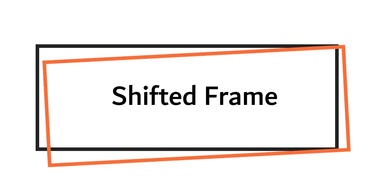 Shifted Frame Logo
